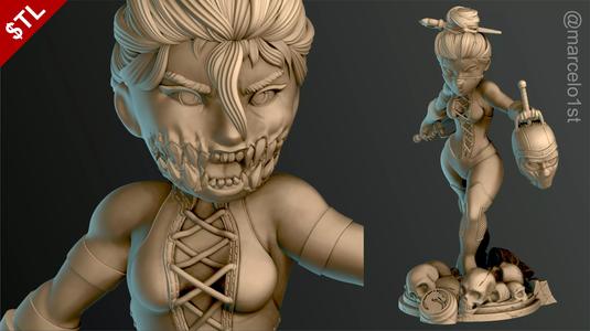 Mileena - Mortal Kombat 3 Statue