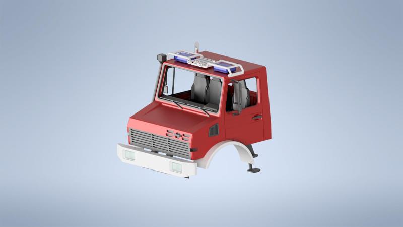 Fahrerhaus Unimog LKW Truck Cabine 1/14 Unimog