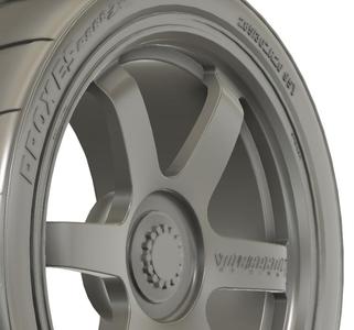 1/24 20x9.5 (F2)/20x12 (F4) Rays TE37 Sage S-Plus for Porsche 911 (992) GT3 wheels set