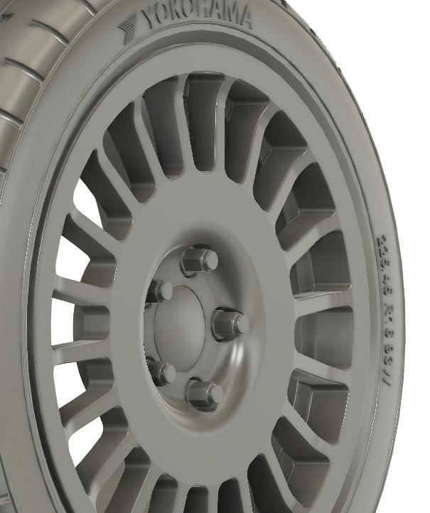 1/24 16x7 O.Z Racing Rally Raid wheels (with logo svg)