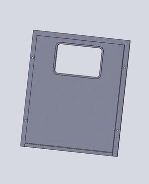 Tamiya King Grand Hauler Day Cab Conversion Back Panel Hatch clear window 1/14