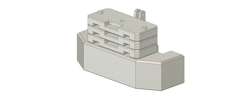 Claas Xerion 5000 front weight - Fillable for Bruder, Blocher, Eigenbau 1:14, 1:16