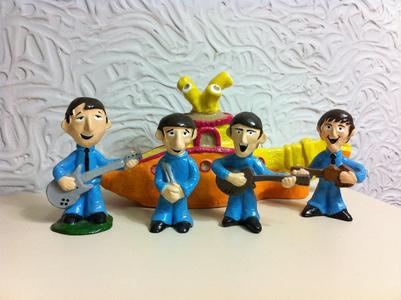 The Beatles and Yellow Submarine - clay-to-3d-scan