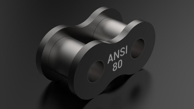 STANDARD ROLLER CHAIN - ANSI 80 {ASA 80}