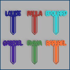 First name bookmark