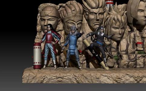 NARUTO WALL OF HOKAGE