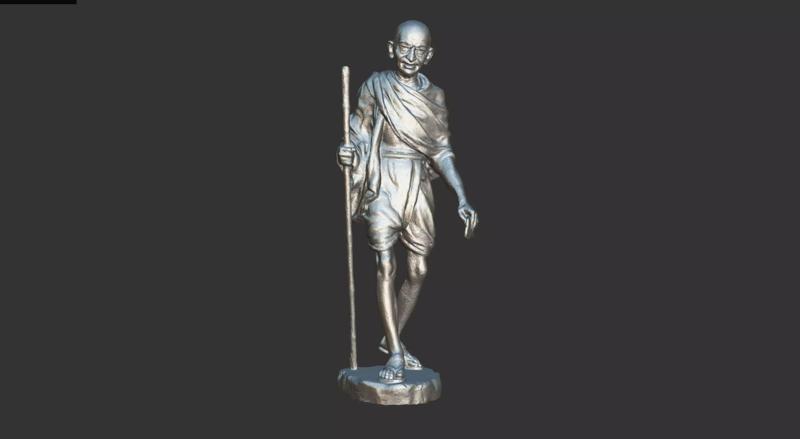 Gandhi by Wagh Sculptors v4 3DP