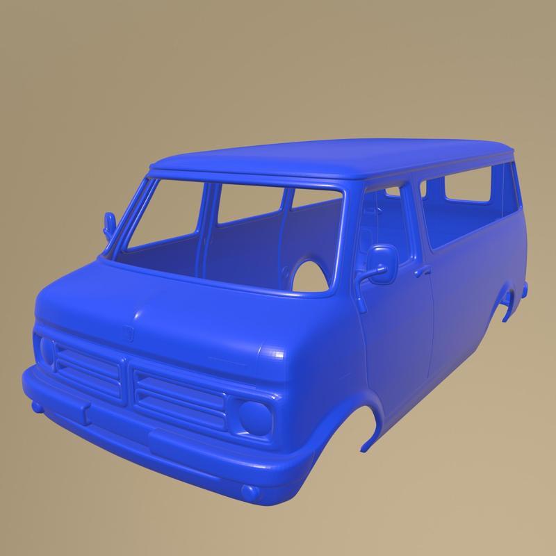 bedford cf mk1 minibus 1972 Printable Body
