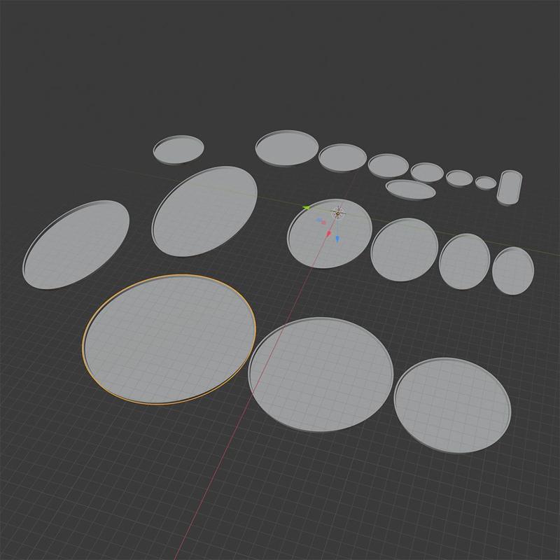 All sizes bases GW warhammer socles