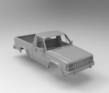 JEEP COMANCHE TRX4 324mm WHEELBASE STL MODEL