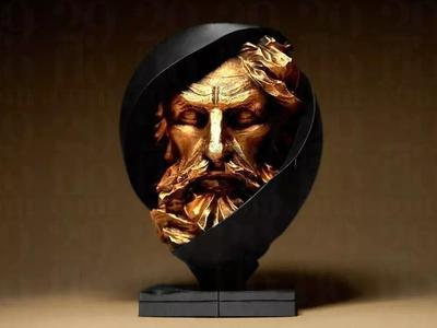 Fractured Classical Bust 3D Model