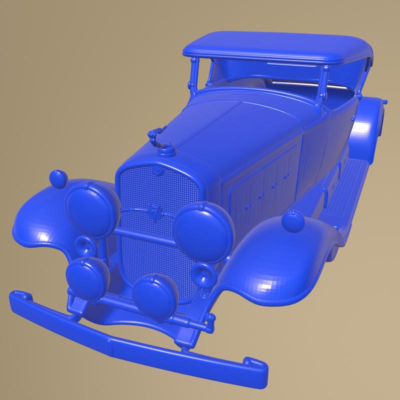 Cadillac V-16 Roadster 1930 printable car body