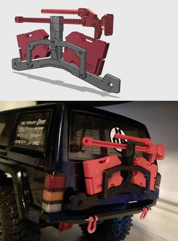Axial SCX10ii Cherokee - Rotopax Utility Rack