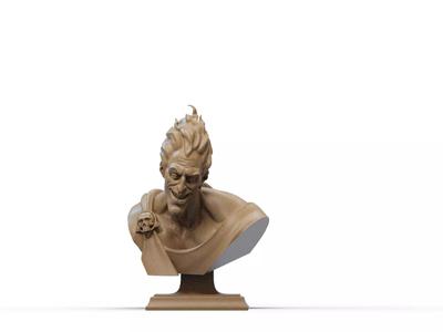 Hades Bust 3D Print