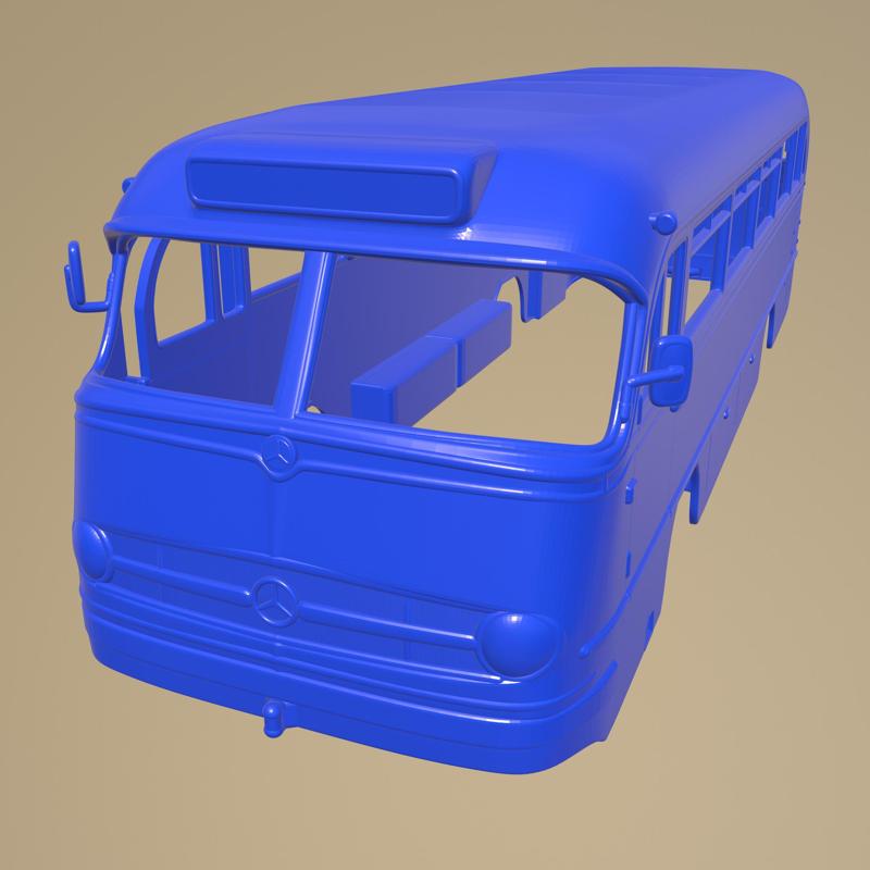 MERCEDES BENZ O 321 H BUS 1954 PRINTABLE BODY