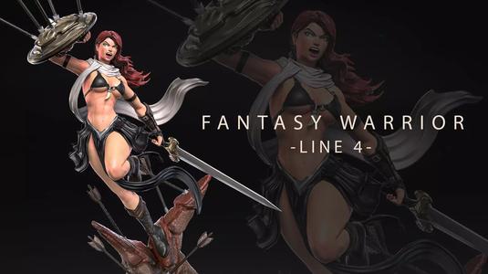 Fantasy Warrior - Line 4 - F3 -