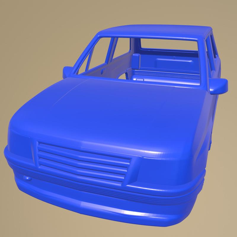 Opel Corsa 3-door 1985 PRINTABLE CAR IN SEPARATE PARTS