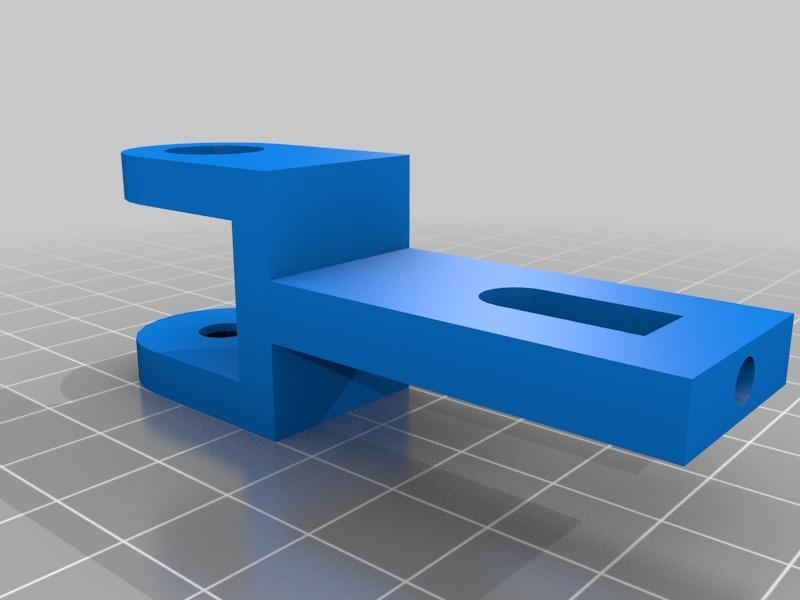 Idler pulley holder with bearing