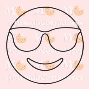 CUTTER AND STAMP EMOJI GLASSES - CUTTER COOKIES