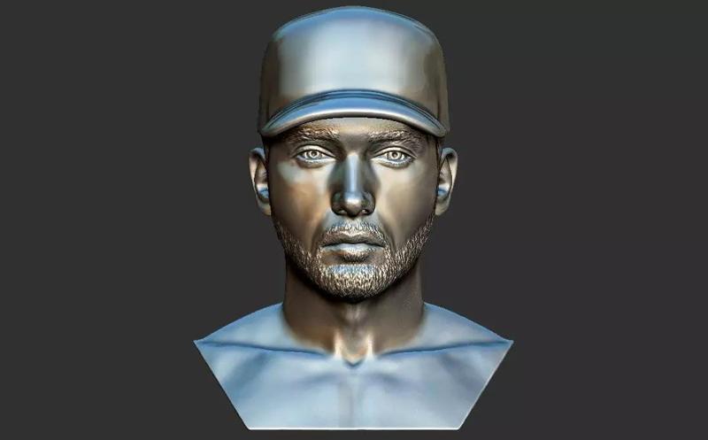 Eminem bust for 3D printing