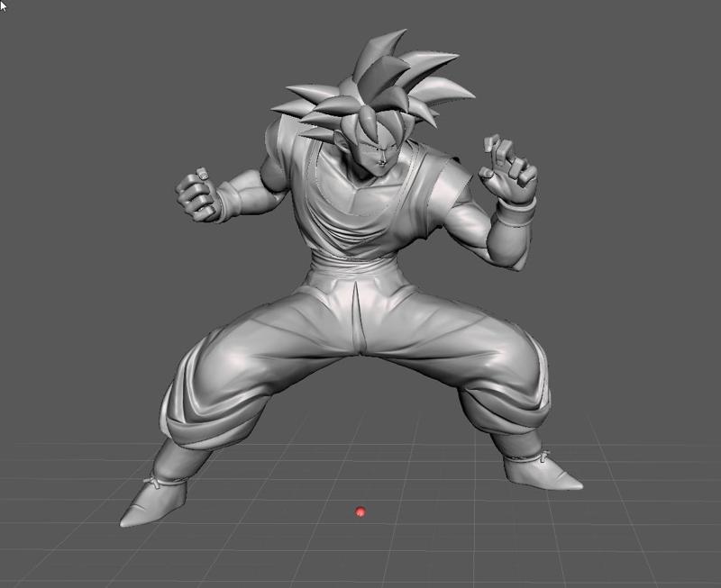Goku 3D Model