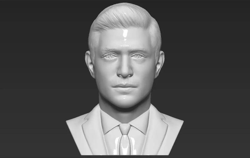 Dean Winchester bust 3D printing ready stl obj formats