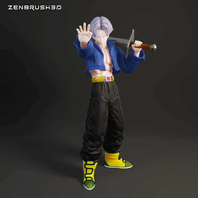 Trunks of the Future - Dragon ball Z 3D PRINTING MODEL STL