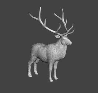 DEER STATUE ORNAMENT REALISTIC SCULPTURE FIGURE ANIMAL WILDLIFE
