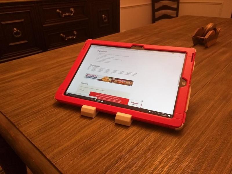 Surface With Case Tablet Stand