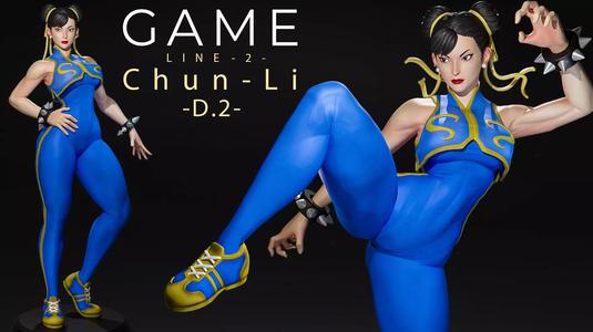 Chun li - D2 - STL