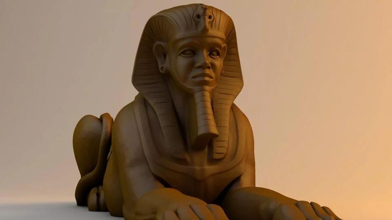 Egyptian Sphinx 3D Print