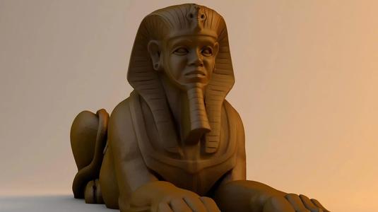Egyptian Sphinx 3D Print
