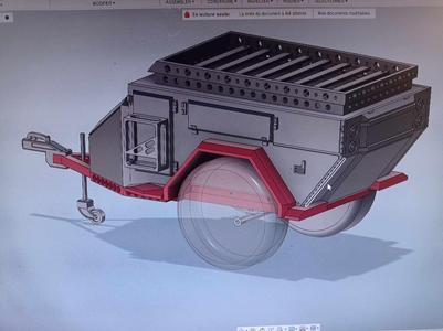 trailer for crawler 1:10 scx 10 , trx 4 , jeep, rubicon