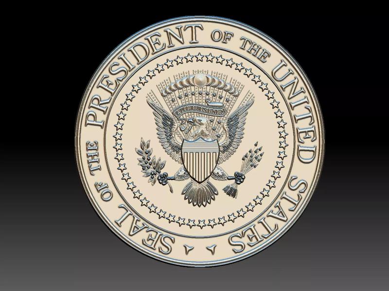 Presidential Seal 3d Printing