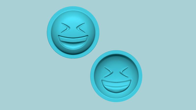 Emoji 07 Laugh - Molding Arrangement EVA Foam Craft