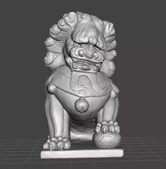 CHINESE LION DOG GUARDIAN STATUE FIGURE FOO DOG MODEL 3DPRINT