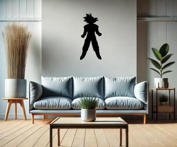 silhouette of goku