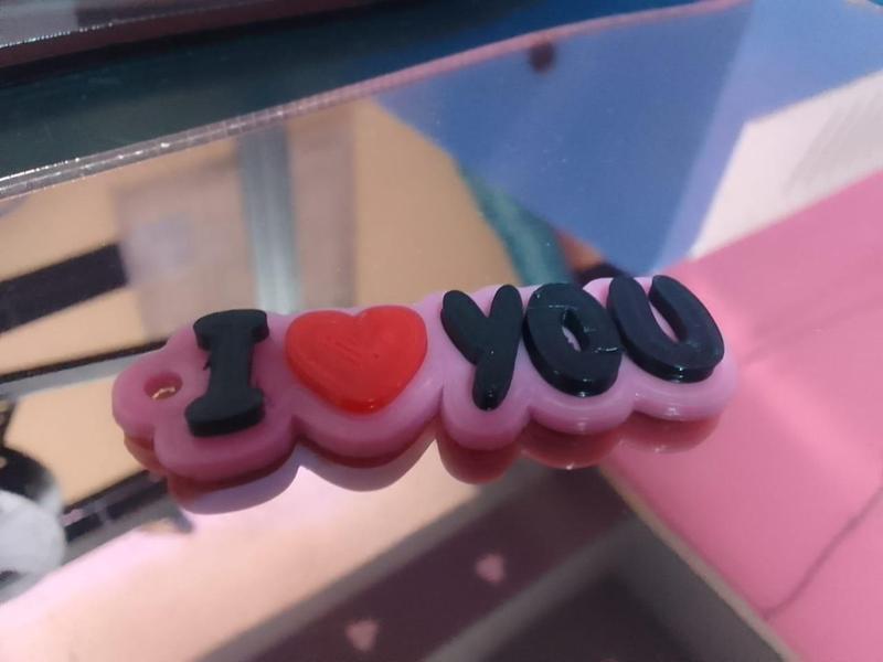 I LOVE YOU KEYCHAIN
