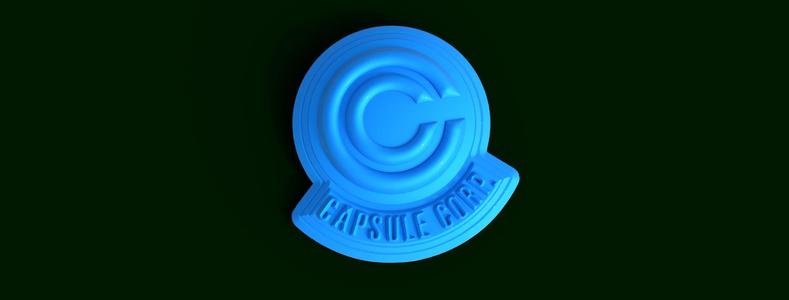 Capsule Corp - Dragon Ball - 3D Logo