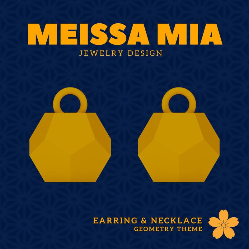 Twelve Faces of Style – 3D Print File for Dodecahedron Earrings & Necklace - Dodecahedron Earring  - ether Necklace - Dodecahedron Platonic Solid