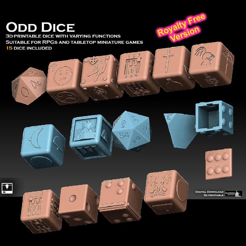 Odd Dice Pack ROYALTY FREE VERSION