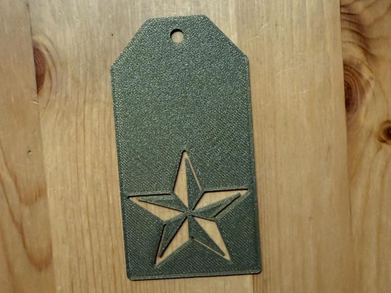 Star Gift Tag