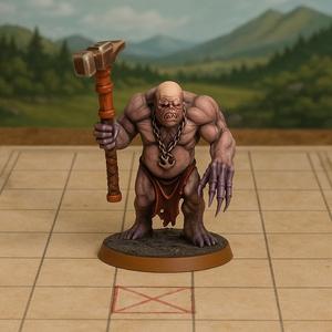 Abominant Enforcer – Genestealer Cults Mutant Brute War-Hammer Miniature Boss (28mm Scale, ~85mm Figure)