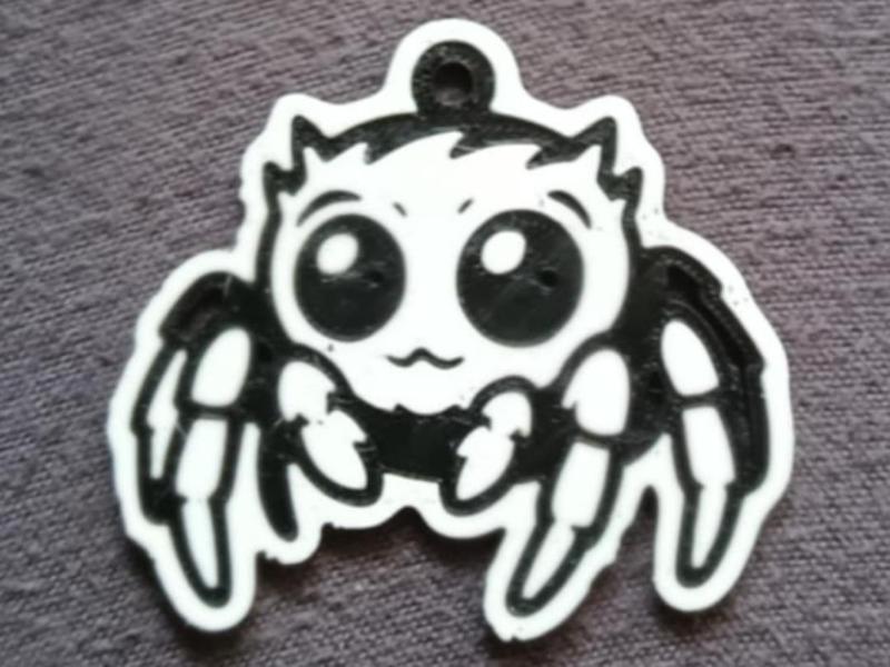 Spider keychain