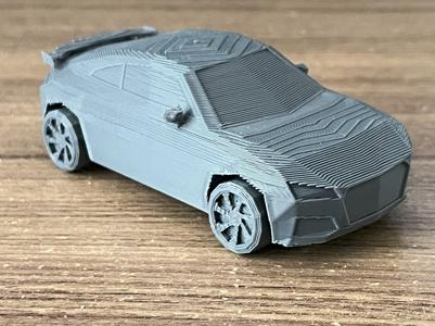 Audi TT RS – Low Poly - 1:40 Scale Model 