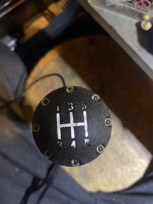 2 piece weighted 09 mustang gt shifter knob 