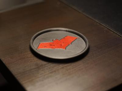 Red Hood coaster (2pcs)