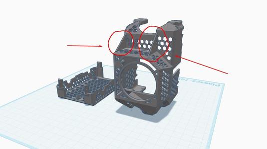 reinforced lightweight toolhead for elegoo centauri carbon