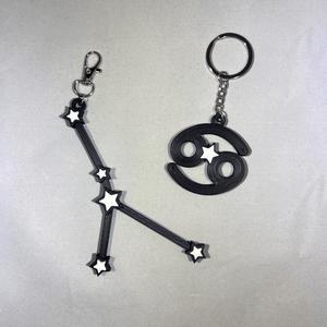 Cancer Constellation and Zodiac Symbol Keychain Bundle - 3D Printable STL Files - NO AMS - COMMERCIAL LICENSE ♋
