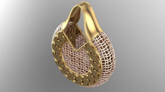 Unique Chain Motif, Bag Inspired Necklace Designs for Jewelry—Ç02--